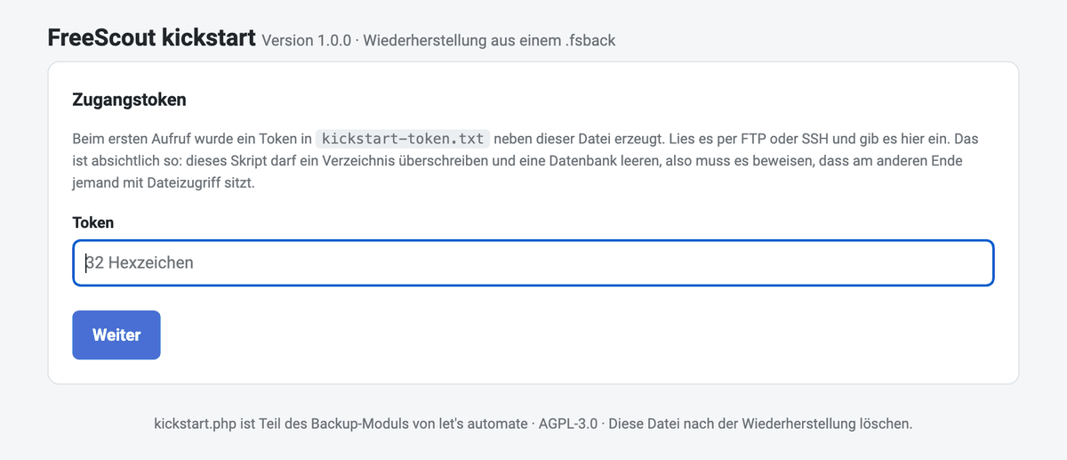 The proof of access on first load
